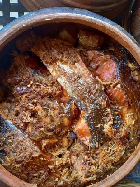 Cá Trắm Đen Kho Niêu 3kg