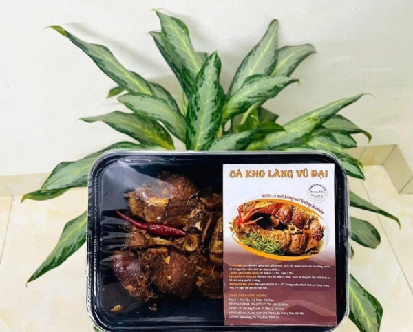 Cá Trắm Đen Kho Đóng Hộp 600g